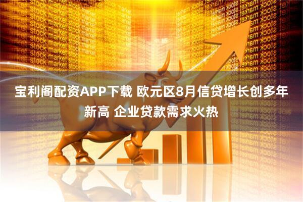 宝利阁配资APP下载 欧元区8月信贷增长创多年新高 企业贷款需求火热